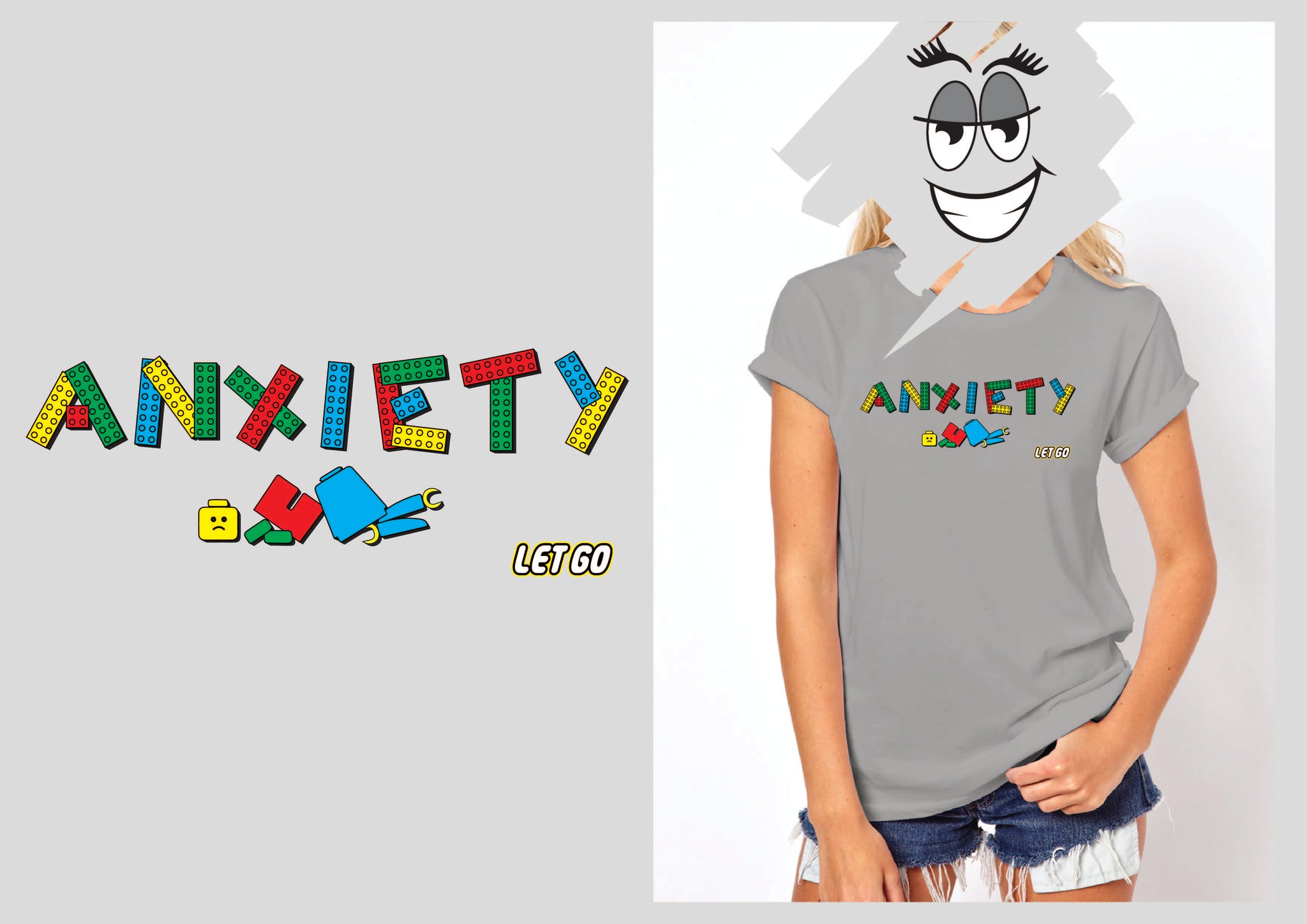 Anxiety Ladies T-shirt