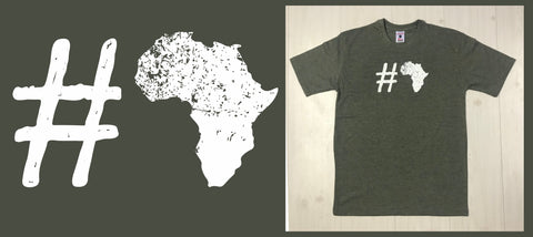#Africa Men's T-shirt