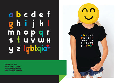 LGBTQIA Ladies T-shirt