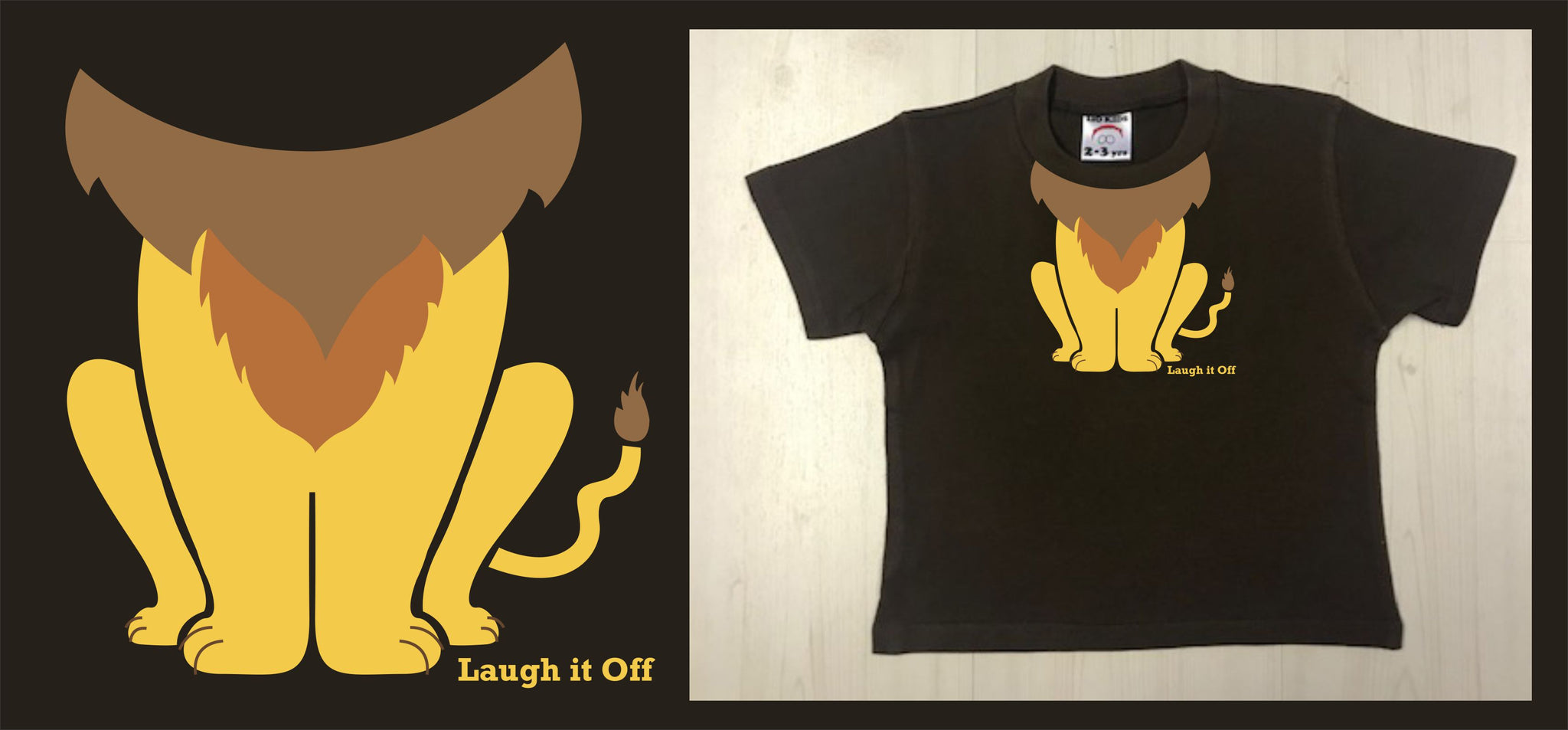 Lion Neck Kids T-shirt